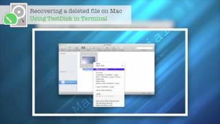 OSX Restoring deleted files  QUICK amp FREE [upl. by Nered370]