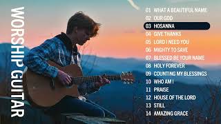 Top Worship Songs  Acoustic Fingerstyle Guitar  Instrumental Worship Collection [upl. by Jabin]