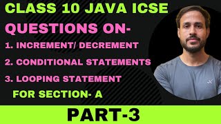 Questions on Increment and Decrement operator  Sagar Srivastav java class10 icse [upl. by Misty]