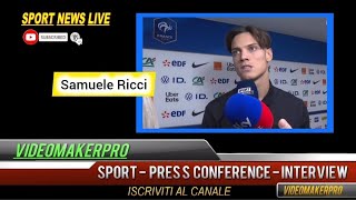 Samuele Ricci post FranciaItalia 13 interview Nations League [upl. by Siletotsira]