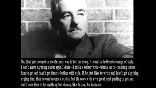 William Faulkner on Style and Writing in the Present Tense [upl. by Naleek213]