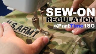 Sew on vs Pin on  Army National Guard [upl. by Lucas]