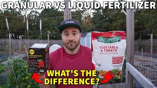 Granular VS Liquid Fertilizer Whats The Difference And How To Use Them [upl. by Mccullough]