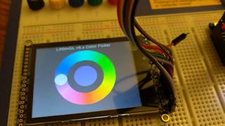 TinyPICO LittlevGL v6x Color Picker [upl. by Zurc]