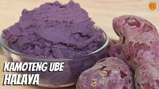 KAMOTENG UBE HALAYA  HOW TO MAKE HALAYA USING KAMOTE  Mortar and Pastry [upl. by Nnylaj]