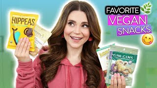 My FAVORITE Vegan Snacks [upl. by Valsimot]