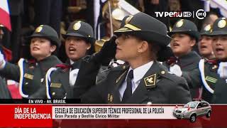 Divisiones de la PNP se hacen presentes en el Desfile Cívico Militar [upl. by Fein862]