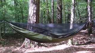 Setting Up Warbonnet Hammock and Tarp [upl. by Markos]