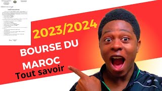 Bourse d’étude marocaine 20232024 baccalauréatcycle licencemasterdoctorat [upl. by Hunley]