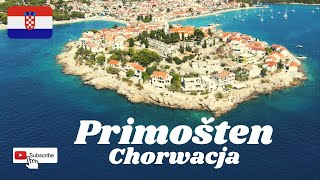 Primošten 🌴 Chorwacja Spacer dookoła półwyspu i najpiękniejsze plaże w Primošten 4K [upl. by Eustache]