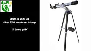 The Meade DS 2080 LNT 80mm GOTO computerised telescope A buyers guide [upl. by Jadwiga]