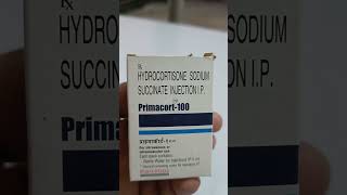 Primacort 100 Hydrocortisone Sodium succinate injection IP [upl. by Ardnasela345]