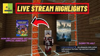 How did Landowner buy Minecraft  Hogwarts legacy situation  Yogi Talks Live stream Highlights [upl. by Sarine231]