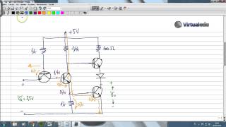 ElectroTutorial 485 Transistor BJT 19 TTL Not Gate [upl. by Wivinah]