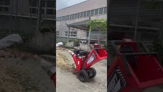 Multipurpose machine easily handling wood over 10 cm in diameterwoodchipper machinery farmer [upl. by Mossberg691]