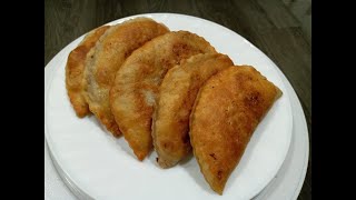 ТЕСТО НА КИПЯТКЕ Вкусные чебуреки  Зульфия Готовит [upl. by Fini]