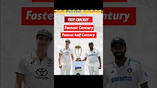 Test Cricket में Fastest Century amp Fastest Half Century And Slowest Century amp Slowest Half Century 🤔 [upl. by Kalk189]