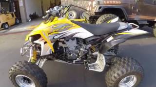 Paraplegic Rider Yamaha YFZ 450  Pingel Electric Shifter  Hooligan Riding [upl. by Beacham]