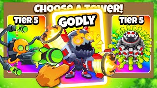 Choose Your MODDED TOWER in BTD 6 [upl. by Ahsiakal]