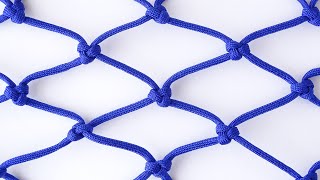 Simple Single Strand quotParacordquot Net  How to Make a Net  DIY CBYS [upl. by Ettezzil585]