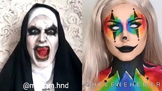 Os Melhores Tutoriais de Maquiagem para o Halloween  CHEIAS DE CHARME TUTORIAISðŸ‘»ðŸ’€ 4 [upl. by Nediarb]