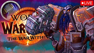 Colossus Arms Warrior PVE  Level 80 Heroic Dungeons  Questing  World of Warcraft The War Within [upl. by Hawkie]