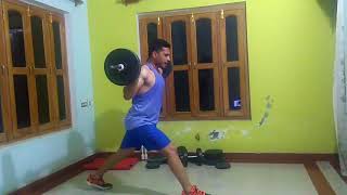 Full Body Home Workout with barbell and dumbbell [upl. by Aryamo831]