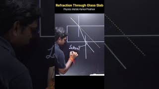 Refraction through glass slab viral education vidyagyan follow physics like class12 class10 [upl. by Nnaes211]