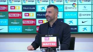 Rueda de prensa Elche CF vs RCD Espanyol de Barcelona [upl. by Lemmie]