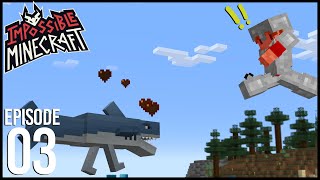 IMPOSSIBLE Minecraft  Episode 3 LAND SHARKS [upl. by Mcdermott653]