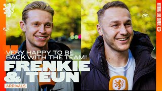 FRENKIE de Jong amp Teun KOOPMEINERS are back 😍  INTERVIEW [upl. by Viviene]