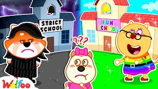 Lucy Survived the Worlds STRICTEST School 😂 Wolfoo First Day Of School  Wolfoo Channel Official [upl. by Alvin]