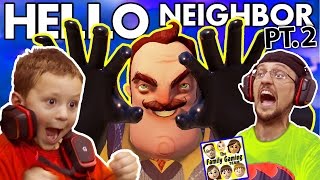 WE SCARED OUR BLIND NEIGHBOR FGTEEV Scary Hello Neighbor Horror Game Part 2 Alpha 2 Update [upl. by Sebastian]