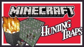 Hunting Traps Minecraft Mod Showcase  Cage Traps Fire and Pits [upl. by Moynahan]