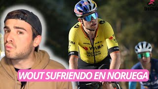 VAN AERT SUFRE en su PRIMERA CARRERA  Etapa 19 Giro de Italia 2024 [upl. by Neelahs]