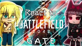 Gate react to Battlefield 2042 「Battlefield 2042 Official Reveal Trailer」 [upl. by Hakym]