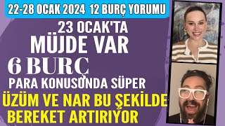 2228 OCAK BURÇ YORUMU 23 OCAKTA MÜJDE VAR 6 BURÇ PARASAL KONUDA SÜPER ÜZÜM VE NAR BEREKET ARTIRIR [upl. by Emilee]