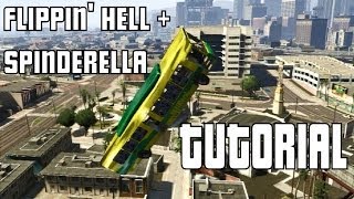 Tutorial  Flippin Hell amp Spinderella in a BUS Grand Theft Auto 5 [upl. by Neved]