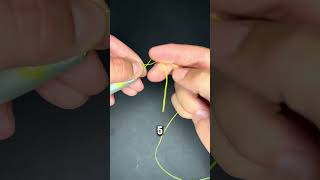 Strongest Fishing knot For A Lure Best Fishing Knot For A Lure Homer Knot [upl. by Tudor]