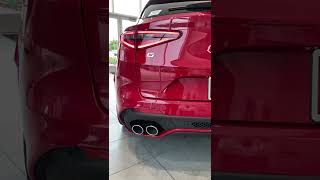 2022 Alfa Romeo Stelvio Quadrifoglio Exhaust Cold Start shorts [upl. by Levitus]