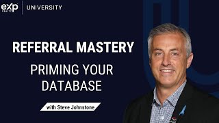 Referral Mastery Priming Your Database [upl. by Aiyn]