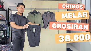 CELANA CHINOS MELAR ORIGINAL MULAI 38RIBU AN  ELFARE [upl. by Gnous]