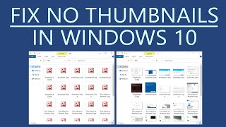 How to Fix Thumbnails Not Showing on Windows 10 [upl. by Eelyak436]