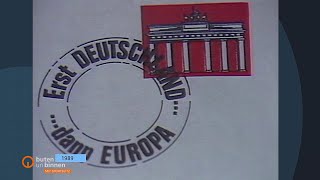 Wie Bremer Bürger und Postboten 1989 auf DVU Wahlwerbung reagierten [upl. by Annadiana812]