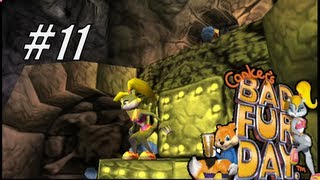 Lets Play Conkers Bad Fur Day  Episode 11  Rock Solid [upl. by Nord599]