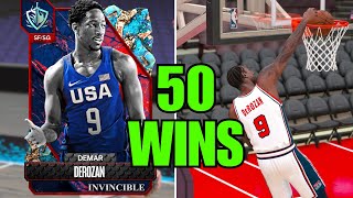 FREE INVINCIBLE DEMAR DEROZAN GAMEPLAY IN NBA2K24 MyTeam IS HE A GOOD SG [upl. by Herahab269]