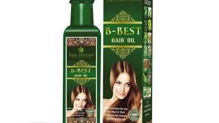 BALU HERBALS  BBEST HAIR OIL  REVIEW [upl. by Pellet]