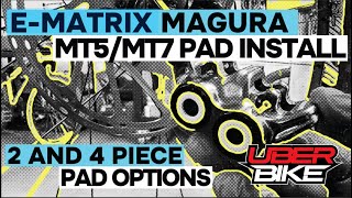 Uberbike Pad Install Guide for the Magura MT5  MT7 4 Piston Brake Caliper [upl. by Sandie]