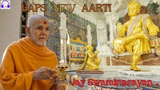 BAPS New Aarti  with 12 BAPS Temple Murti Darshan  Jay Swaminarayan  New edit 2024 [upl. by Carr32]