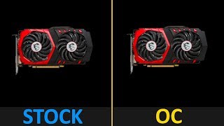 GTX 1050 Ti  Stock vs Overclocked  5 Games  1080p [upl. by Crist258]